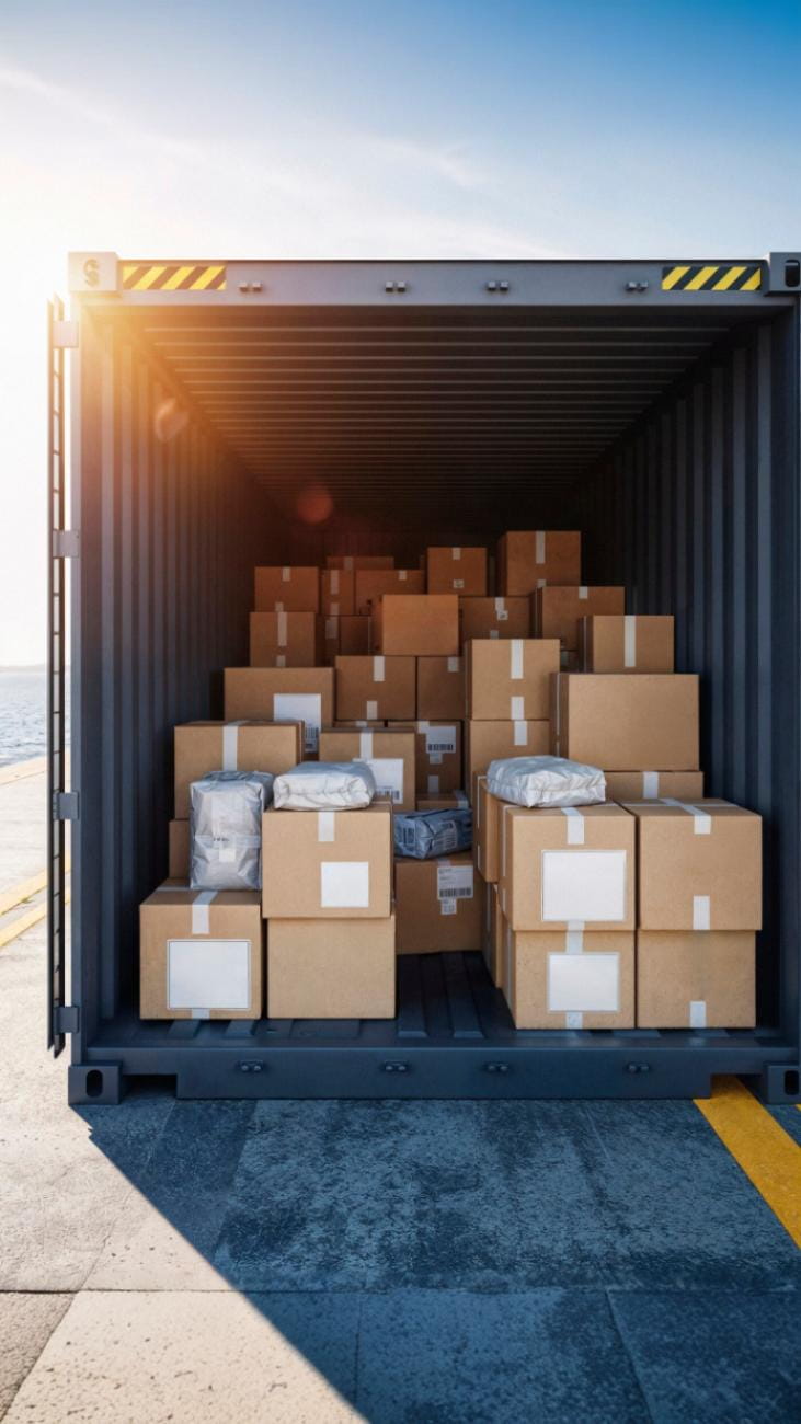 Помилкова схема завантаження контейнера